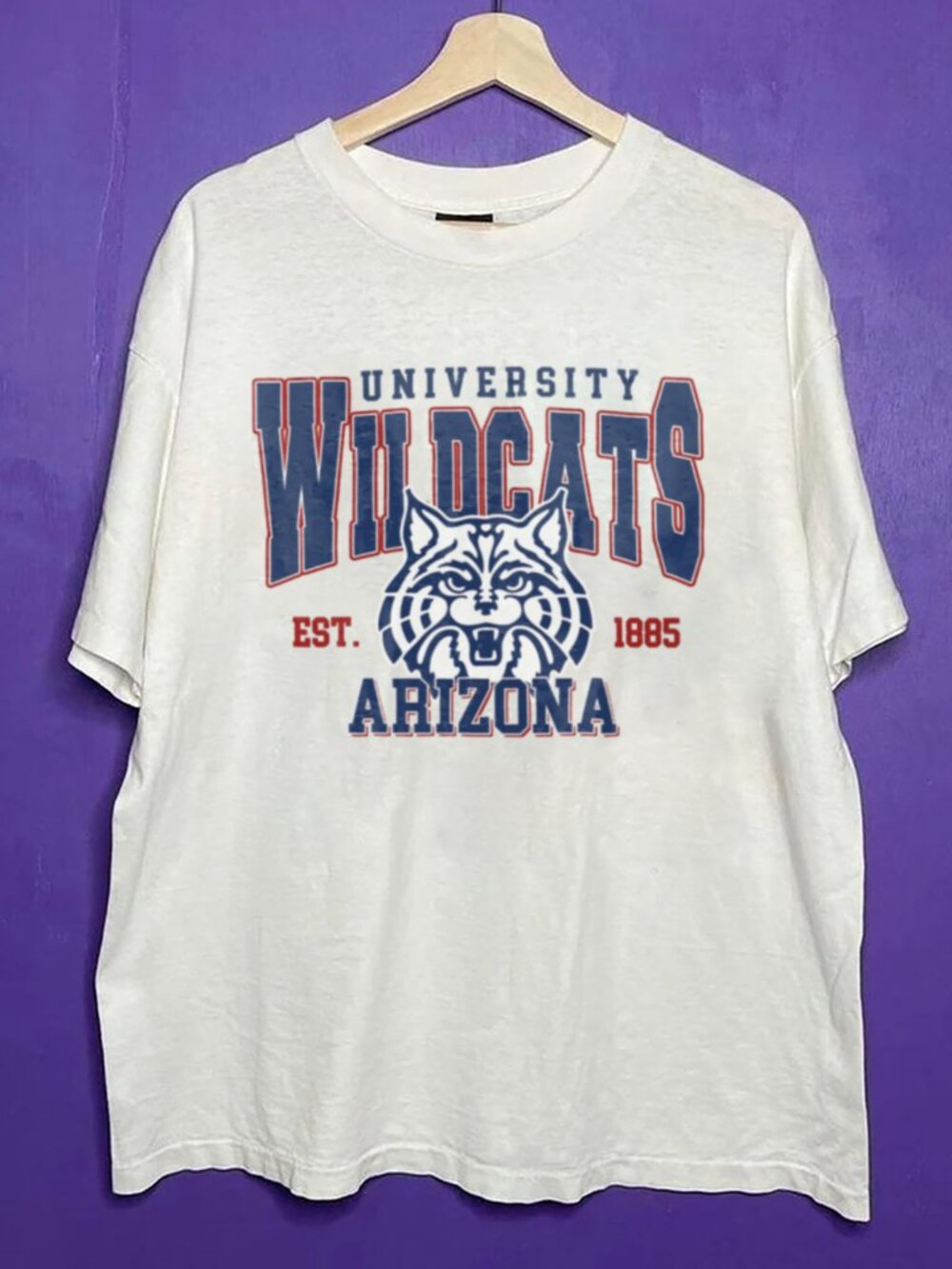 Vintage 90s University of Arizona Wildcats Shirt, Arizona Basketball Shirt Tee